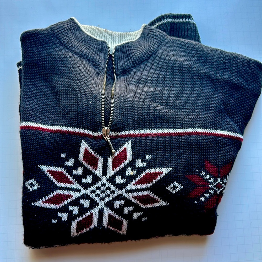 Classic Alpine ski sweater